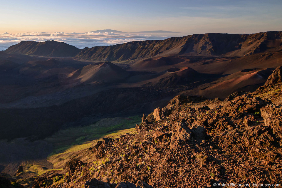 Кратер Халеакалы на рассвете (Maui, HI)