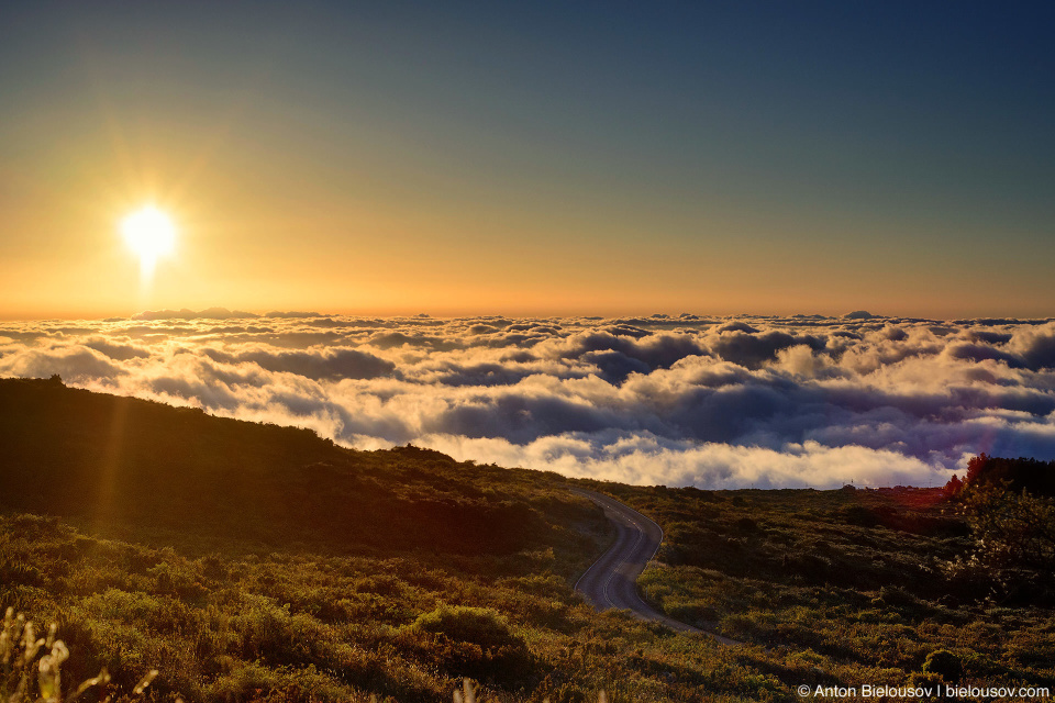 Закат на Халеакале (Maui, HI)