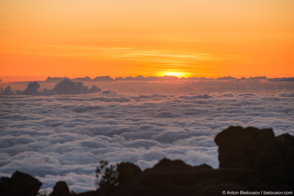 Закат на Халеакале (Maui, HI)