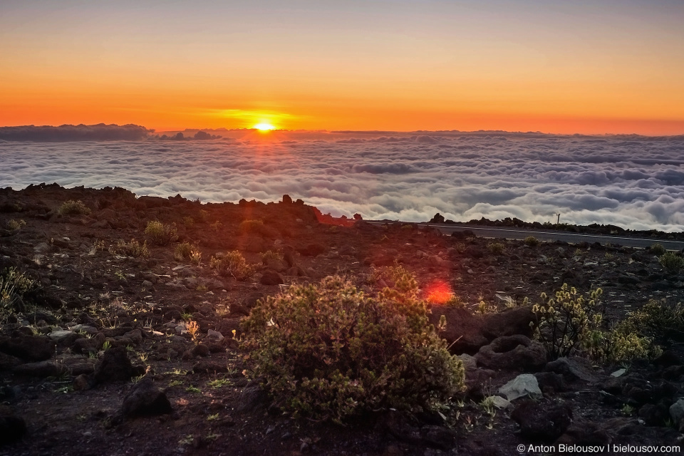 Закат на Халеакале (Maui, HI)