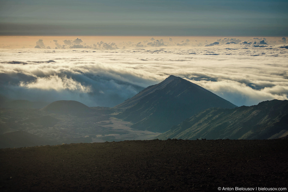 Кратер Халеакалы на рассвете (Maui, HI)