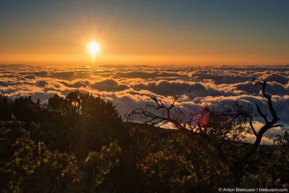 Закат на Халеакале (Maui, HI)