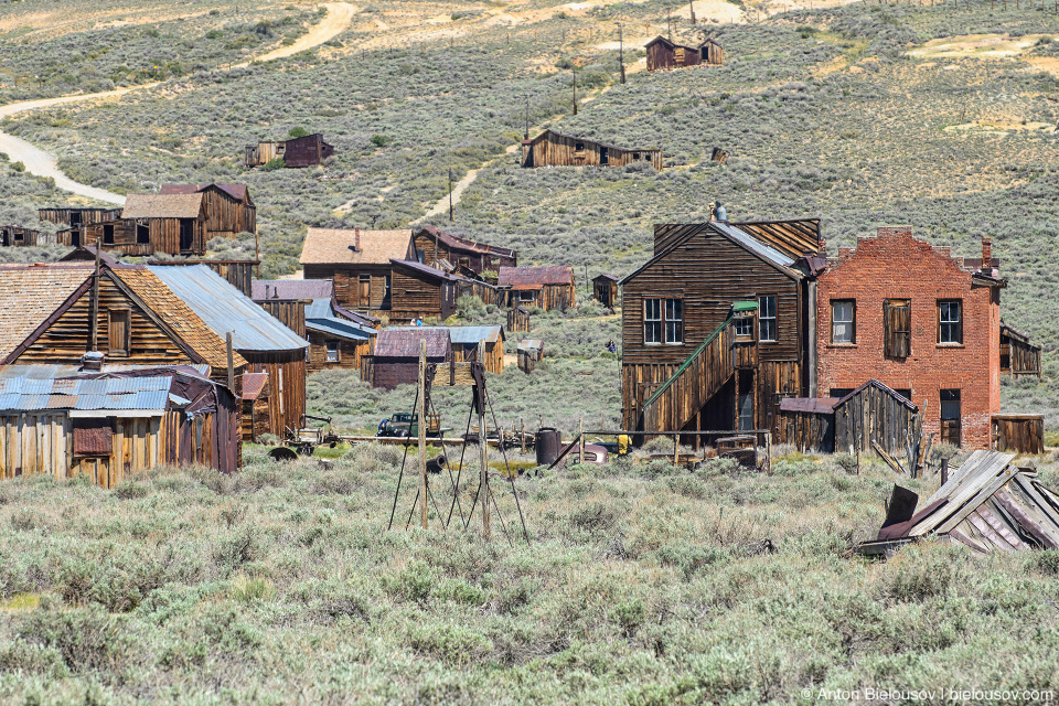 Bodie, CA Post Office (brick building)