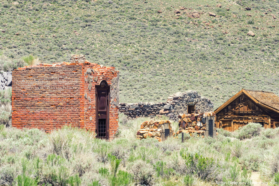 Bank ruins ,Bodie, CA