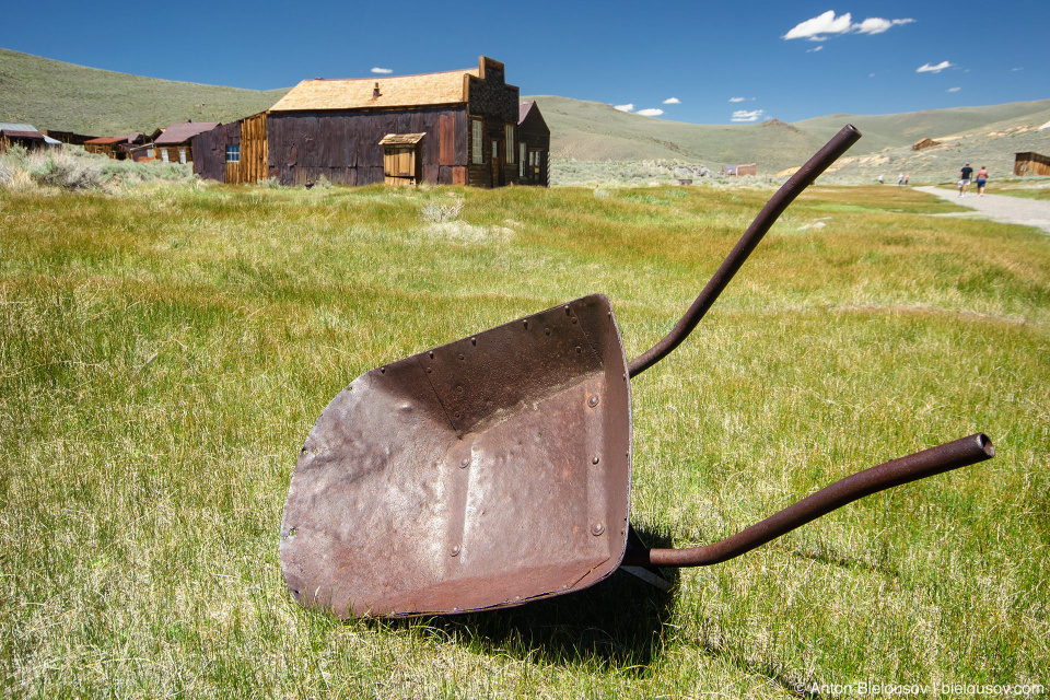 Bodie, CA Wheelbarrow