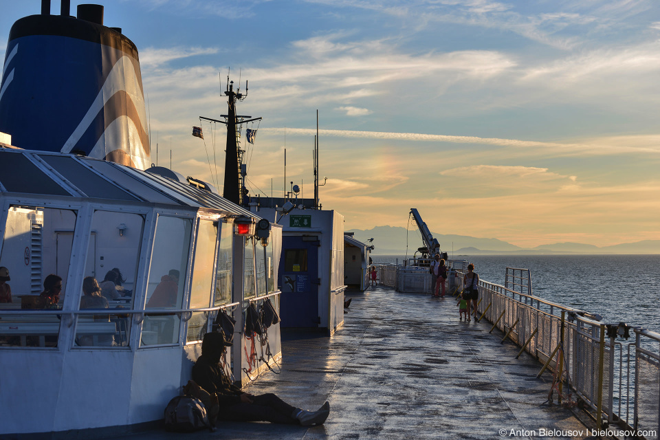 BC Ferry Deck