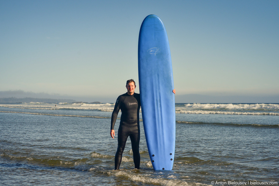 Soft-top surf board