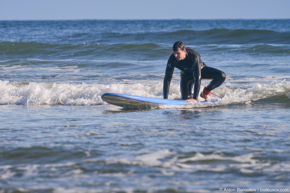 Soft-top surf board