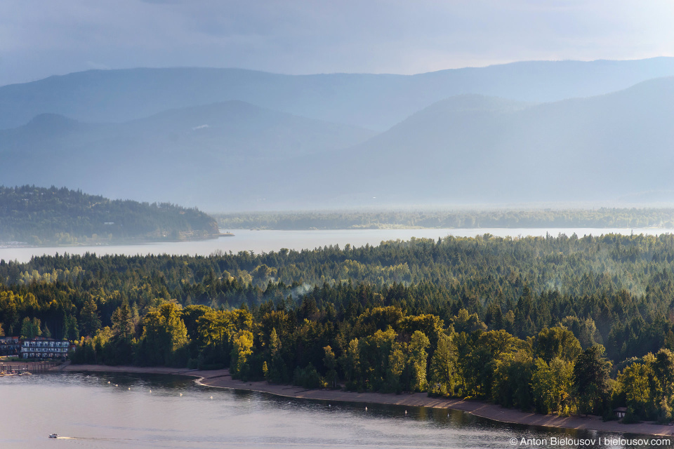 Copper Island lookout to Shuswap Lake Provincial Park