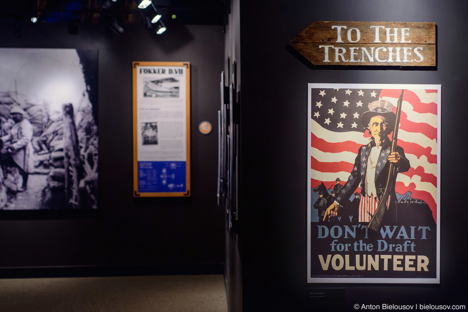 Seattle Museum of Flight: агитационные плакаты времен Первой мировой войны