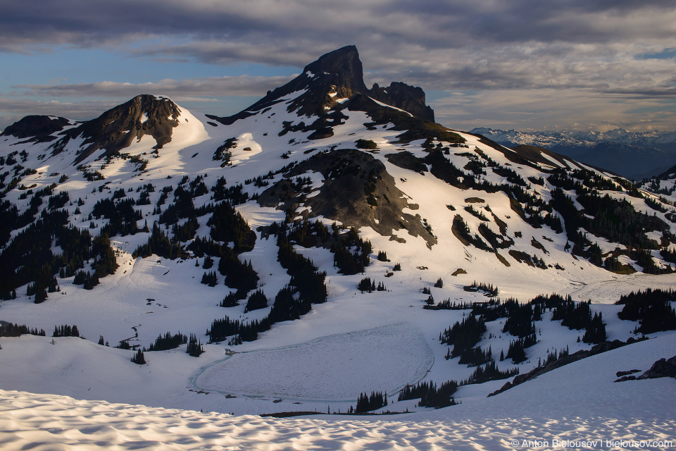 Black Tusk Peak and Lake