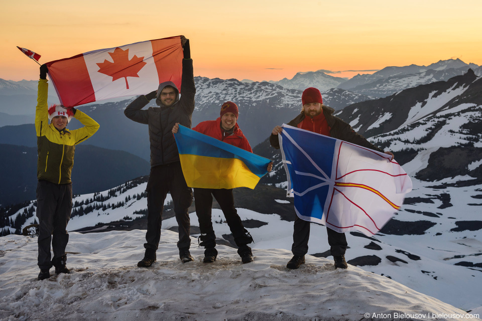 Canada Day sunrise at Panorama Ridge