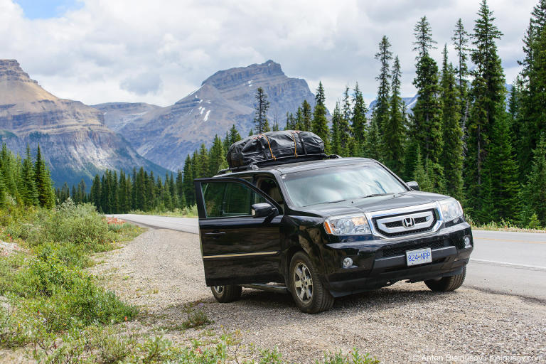 2009 Honda Pilot in Banff National Park