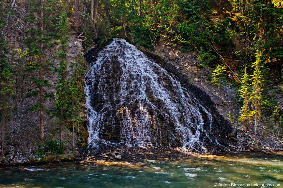 Maligne Canyon Waterfall, Jasper National Park, AB