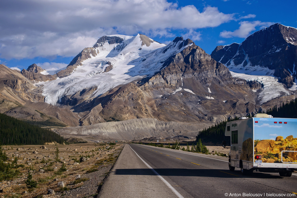 Icefields Parkway, Athabasca Glacier, Columbia Icefield, Jasper National Park