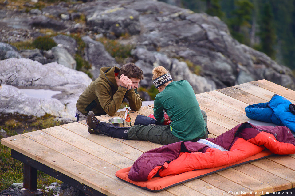 Golden Ears Peak Campsite