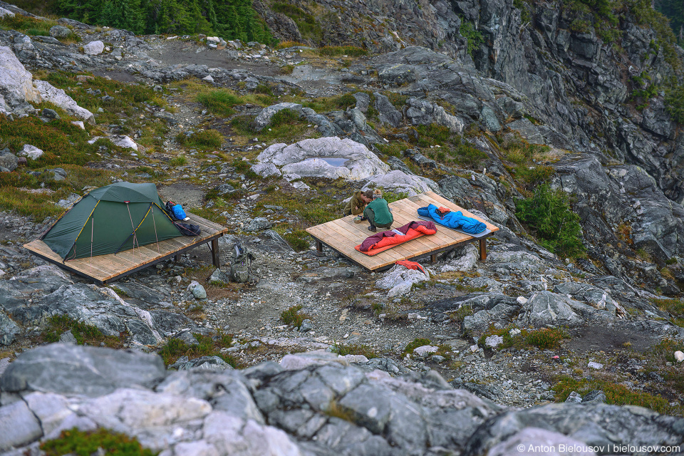 Golden Ears Peak Campsite