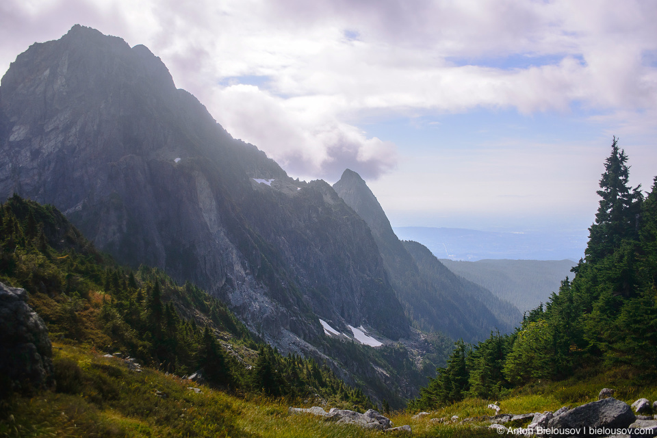 Golden Ears Peak city view