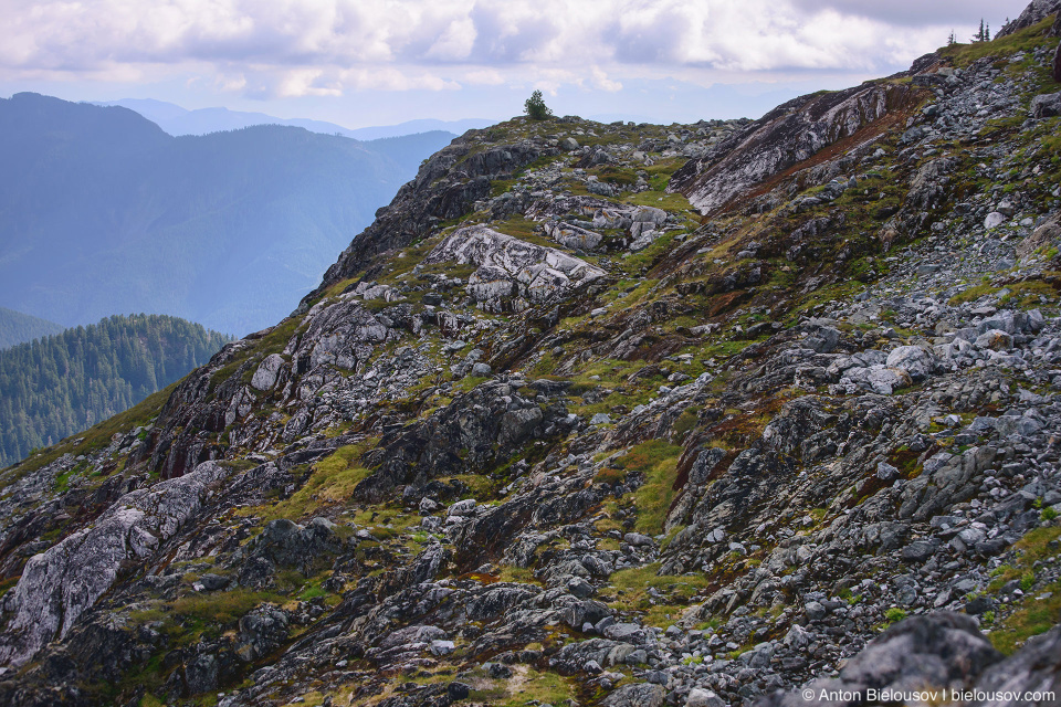 Rocky Golden Ears Peak trail