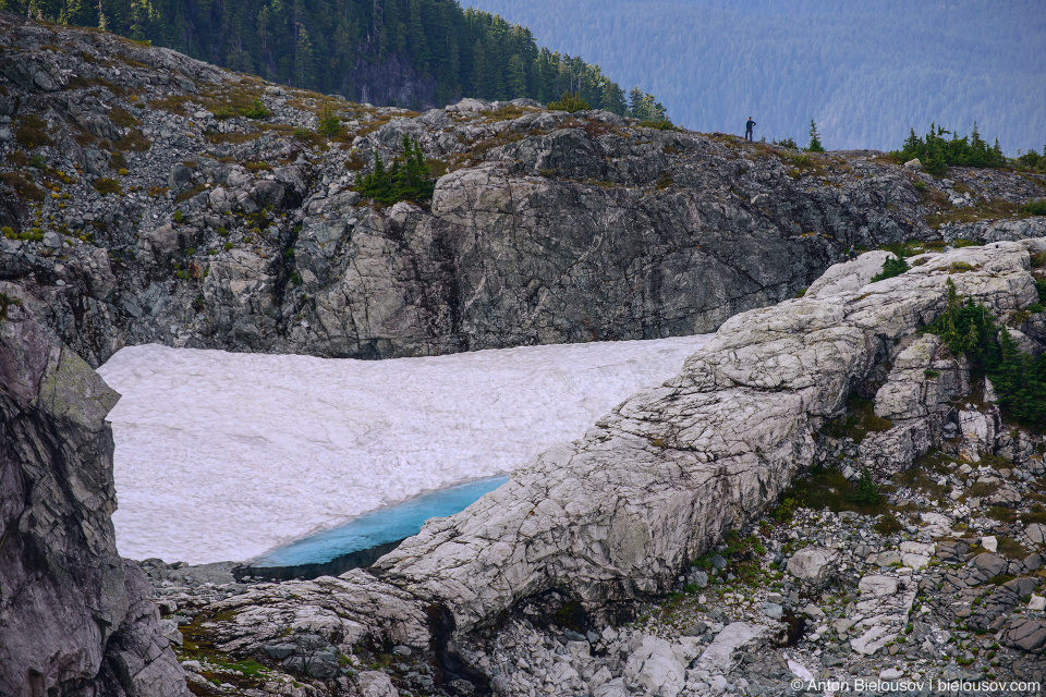 Golden Ears Peak permanent snow