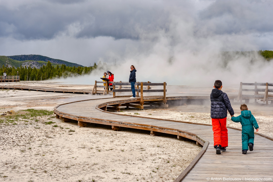 Biscuit Basin Boardwalks — Yellowstone, NP