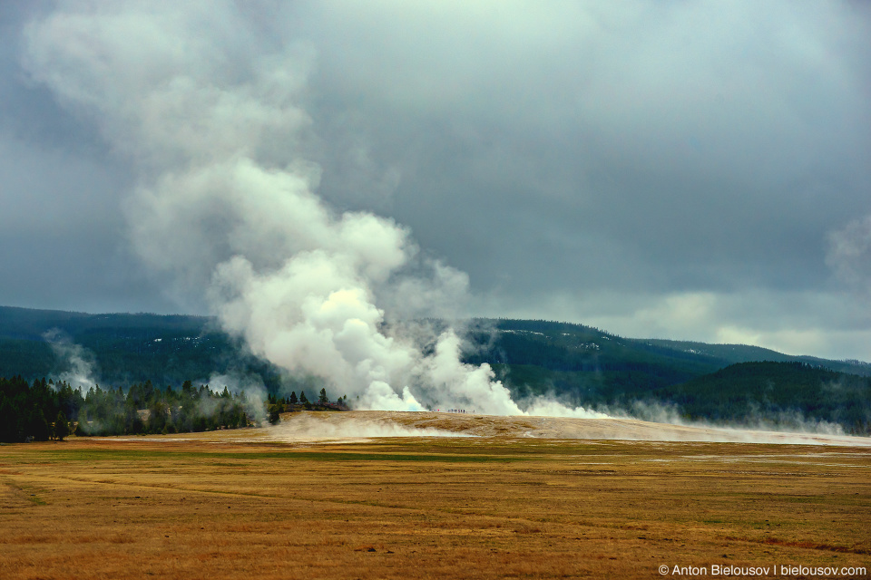 Deep Blue Geyser — Lower Geyser Basin, Yellowstone NP