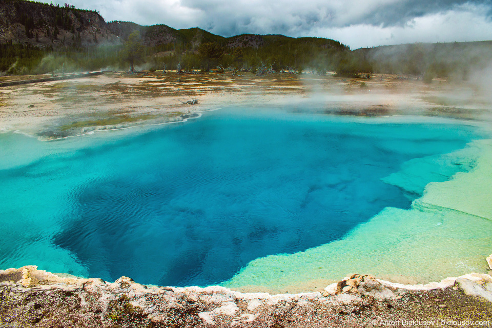 Sapphire Pool — Yellowstone, NP