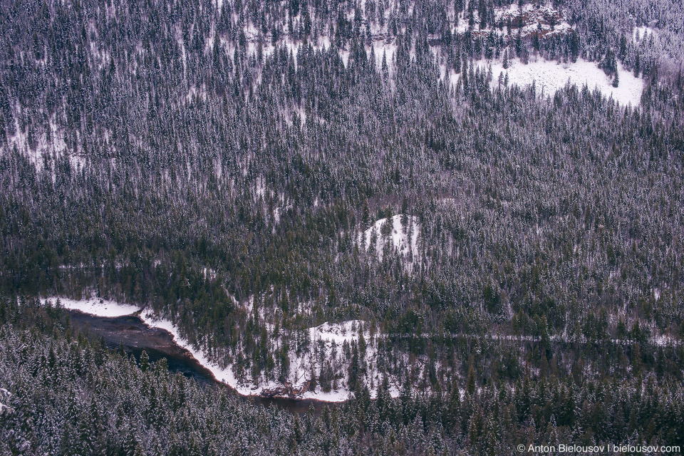 Spahats Creek Falls Lookout, Wells Gray Provincial Park, BC