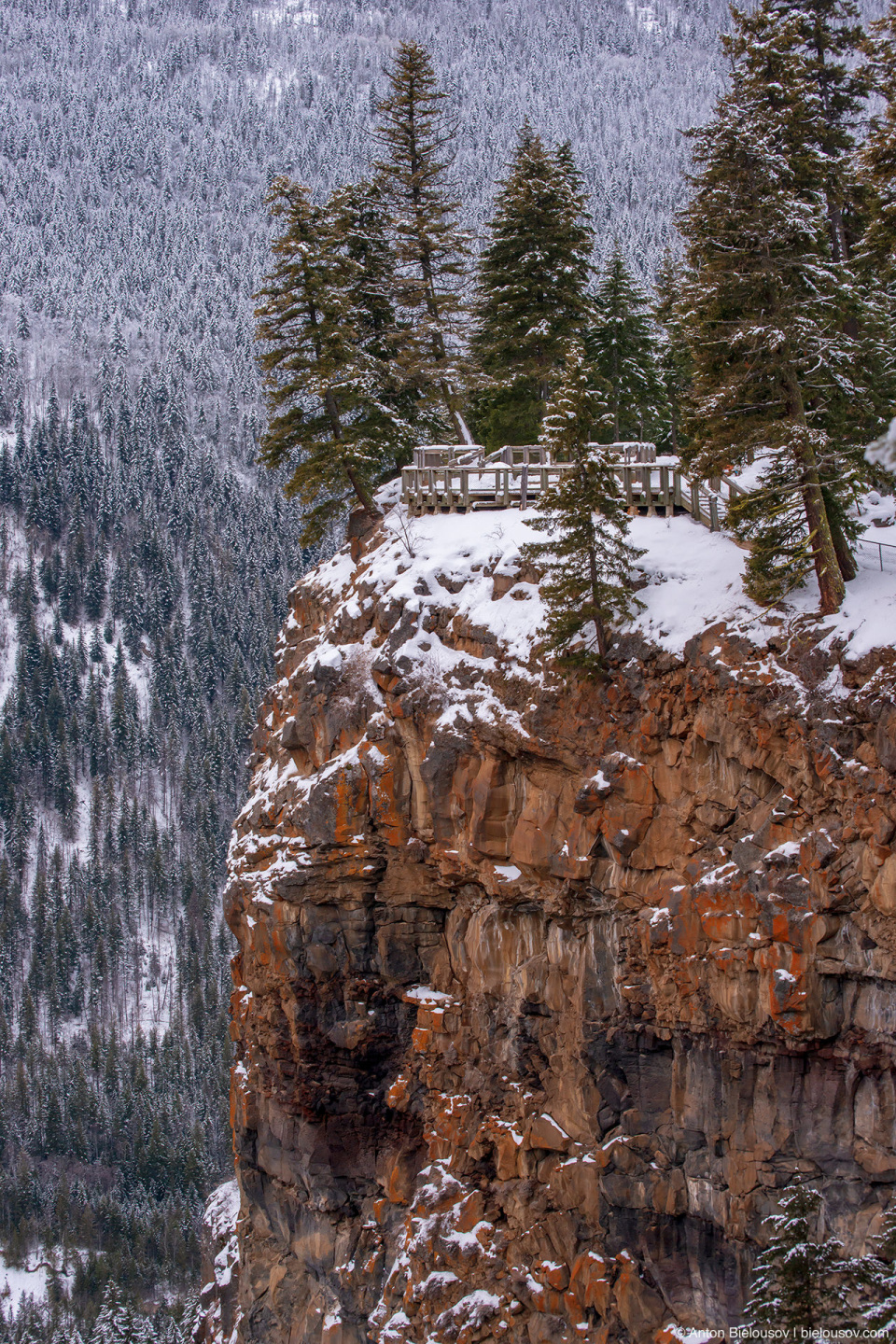 Spahats Creek Falls Lookout, Wells Gray Provincial Park, BC