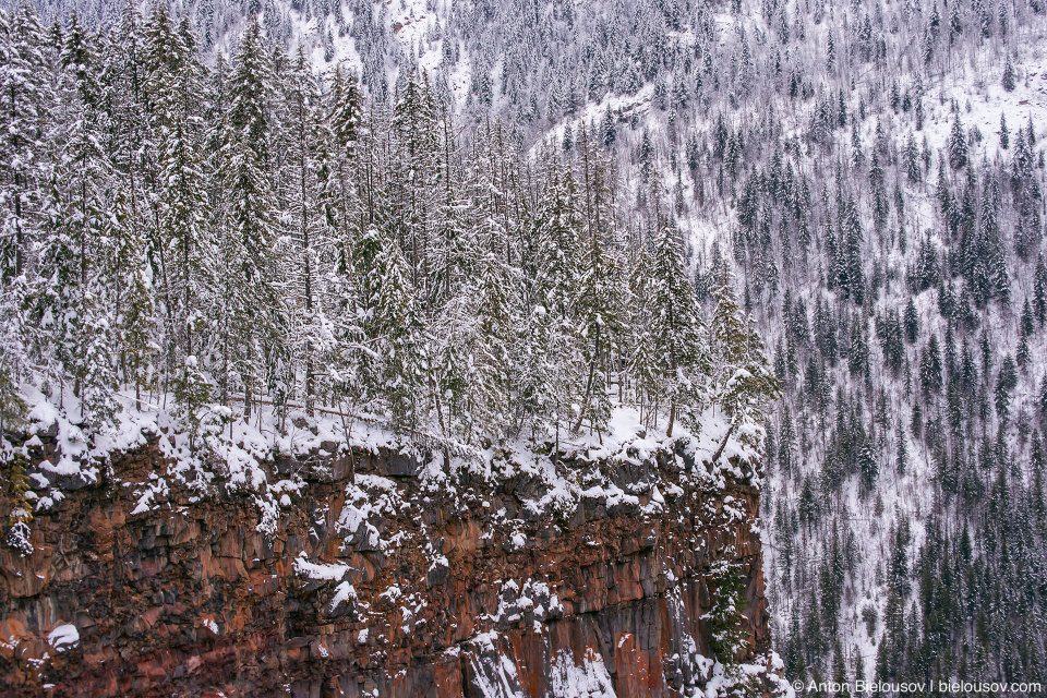 Spahats Creek Falls Lookout, Wells Gray Provincial Park, BC