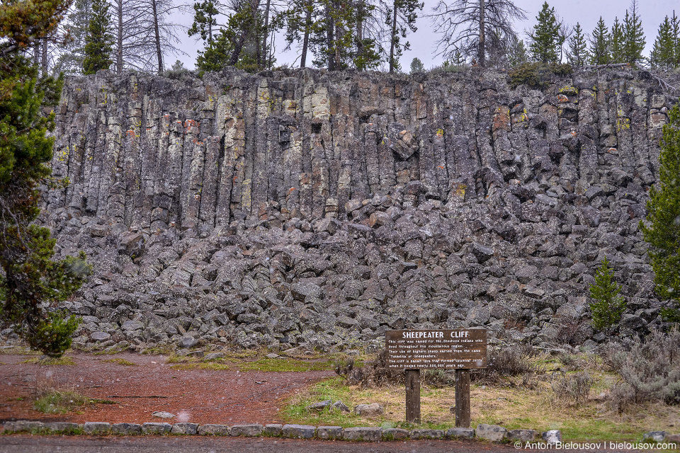 Sheepeater Cliff — Yellowstone NP