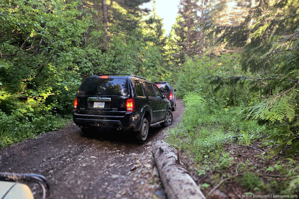 Honda Pilot spare tire — Mount Cheam (Chilliwack, BC)