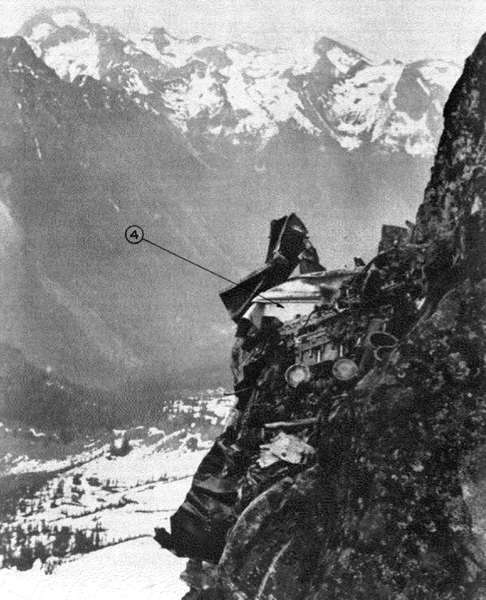 CRASH OF A CANADAIR C-4M2 NORTH STAR ON MT SLESSE