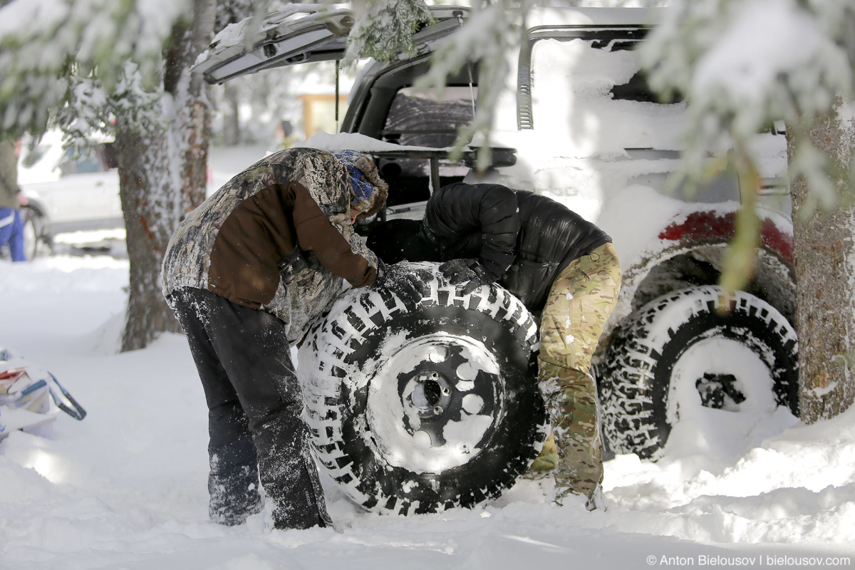 Extreme conditions car repair