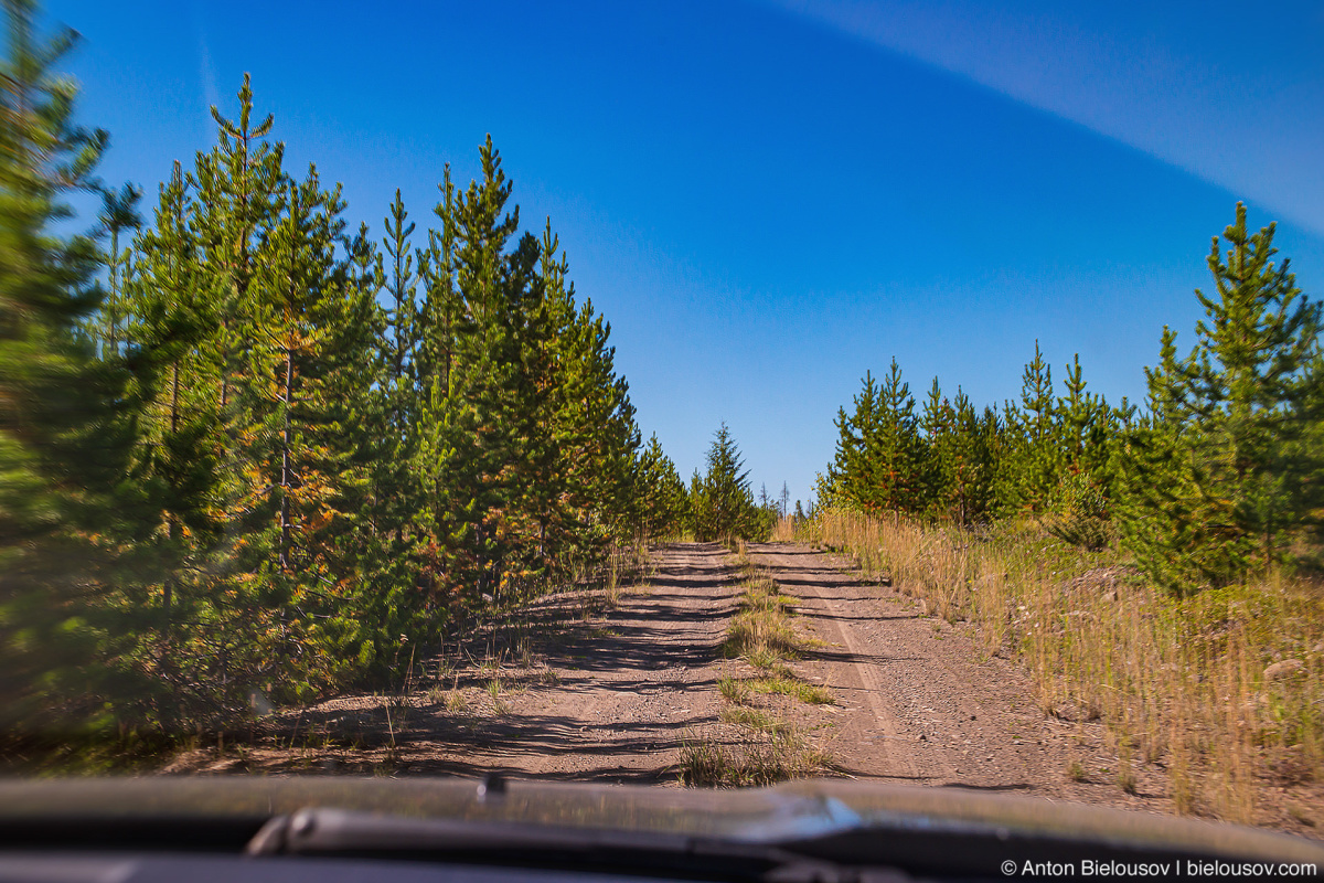 Moose Valley Provincial Park access road