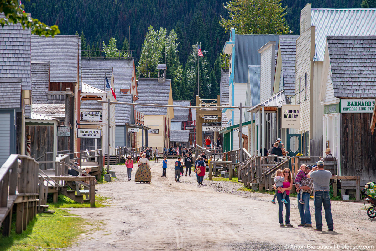 Main Street in Barkerville, BC