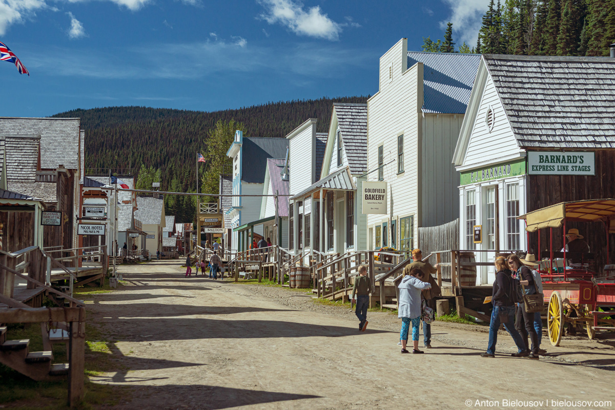 Main Street in Barkerville, BC