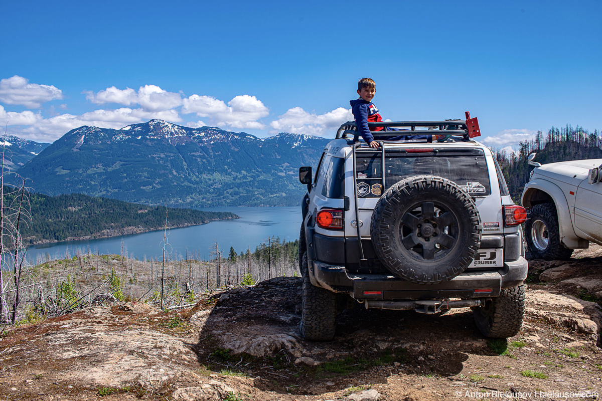 FJ Cruiser at Hail Creek trail