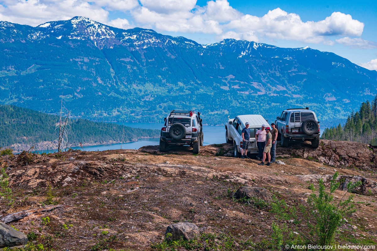 FJ Cruiser at Hail Creek trail