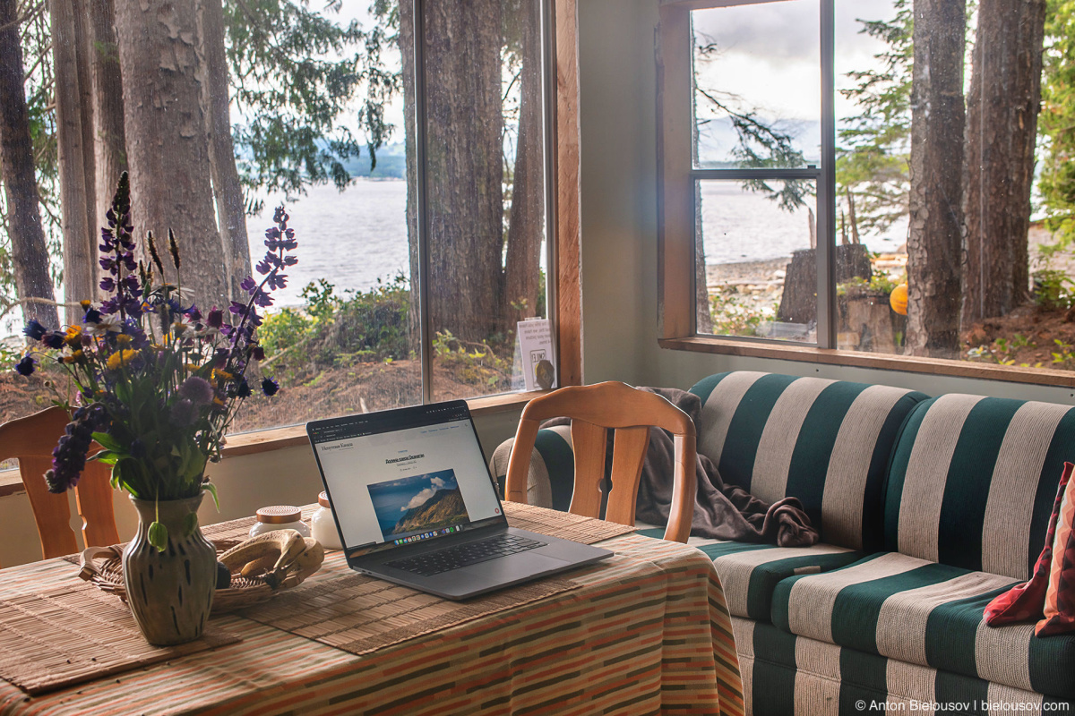 Remote work (Malcolm Island, BC)