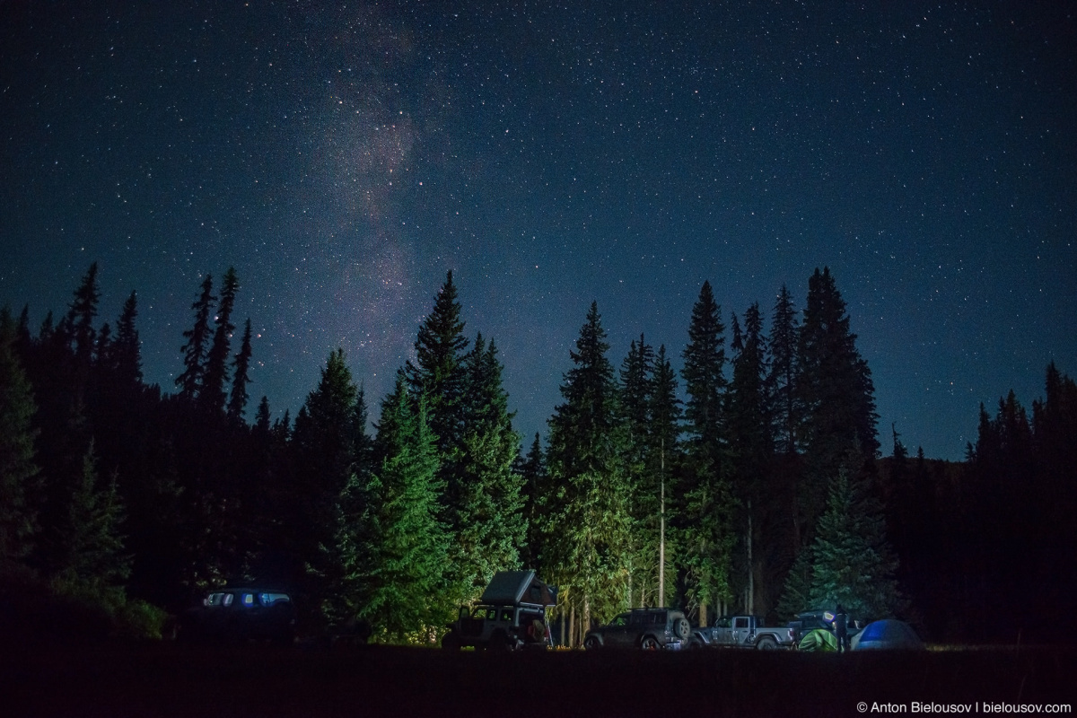 Milky Way Offroad camping