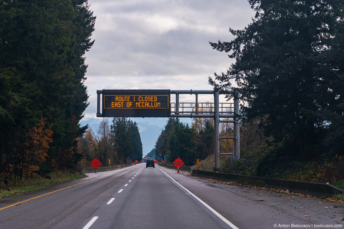 Vancouver Pacific Northwest Flood Highway 1 Closure