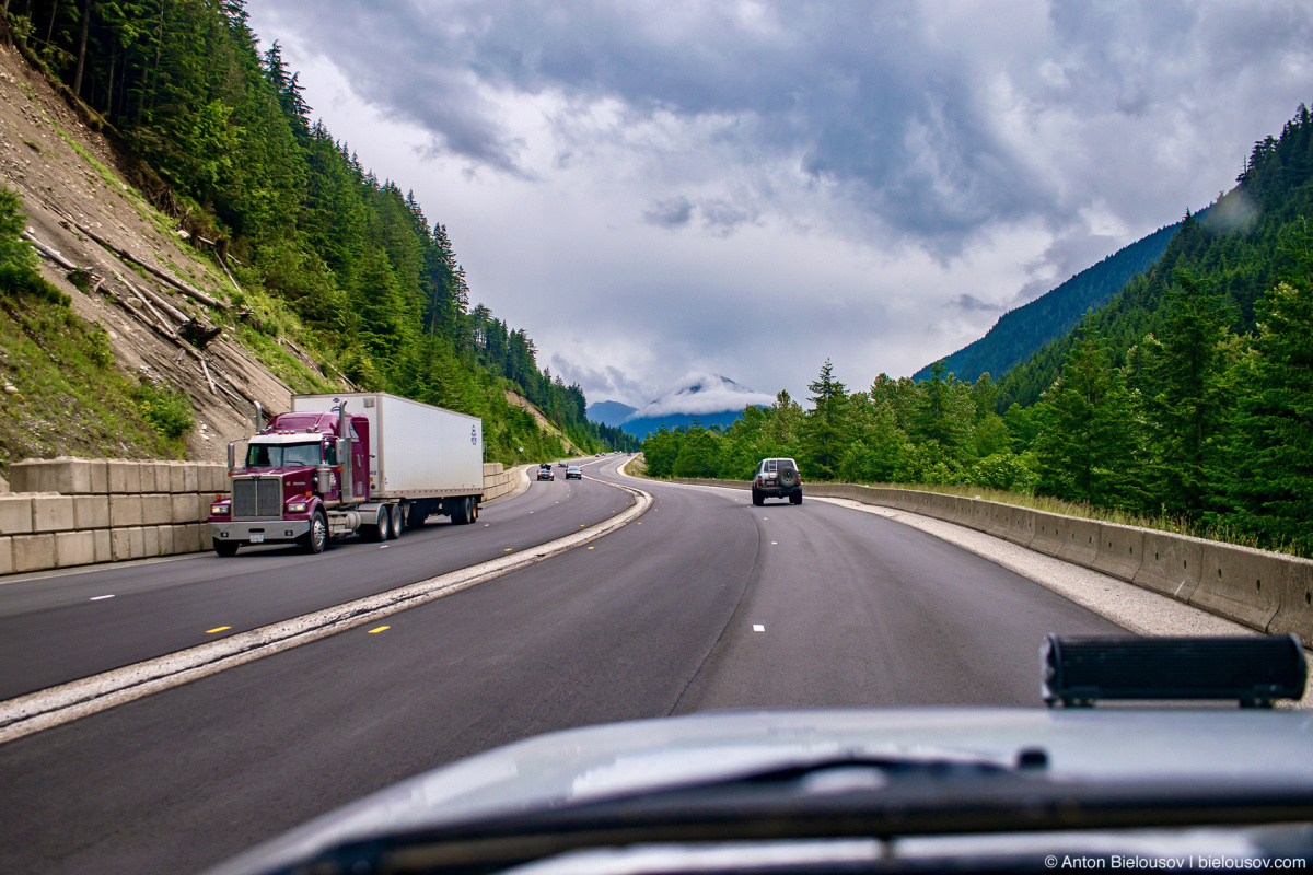 Whipsaw rescue: Coquihalla Highway