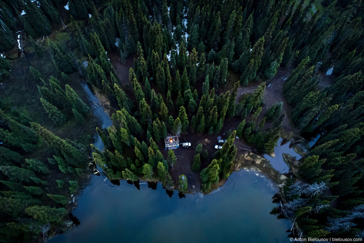 Whipsaw rescue: Wells Lake shelter