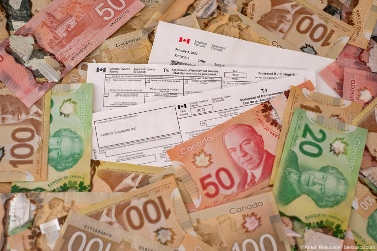 Canada income tax return