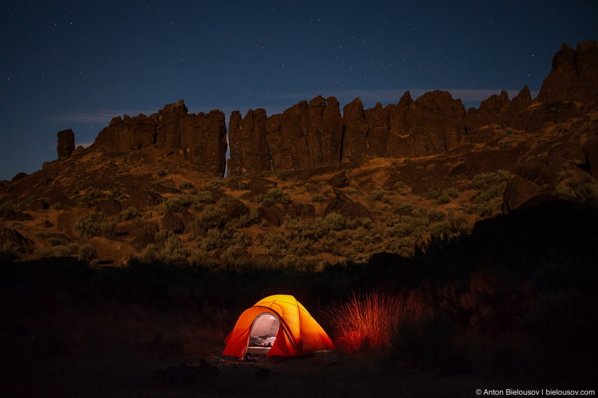 Frenchman Coulee overnight camping