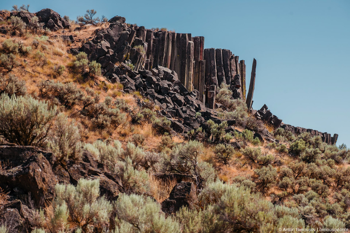 Drumheller Channels National Natural Landmark Basalt Columns