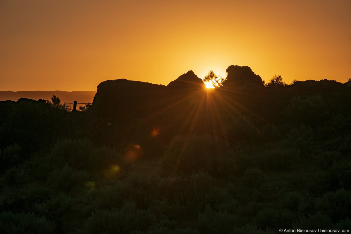 Frenchman Coulee sunset