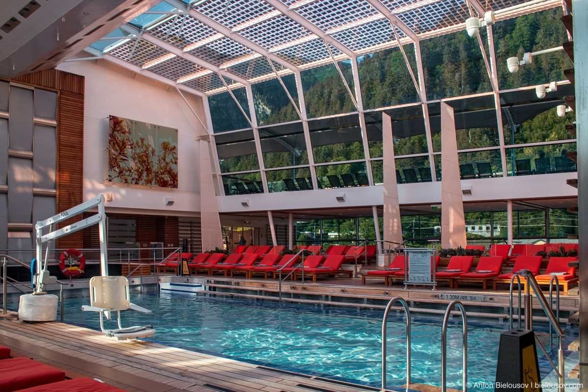 Celebrity Eclipse indoor adults only pool