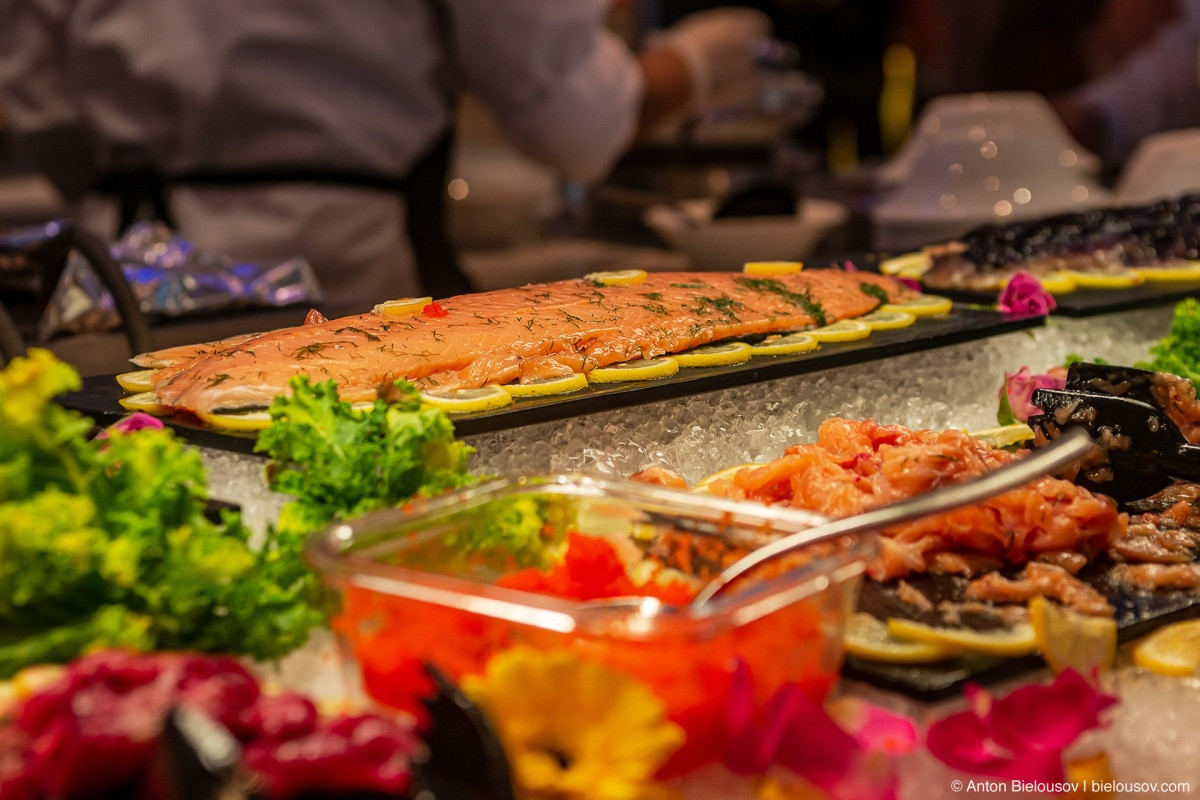 Celebrity Eclipse Oceanside Café smoked salmon